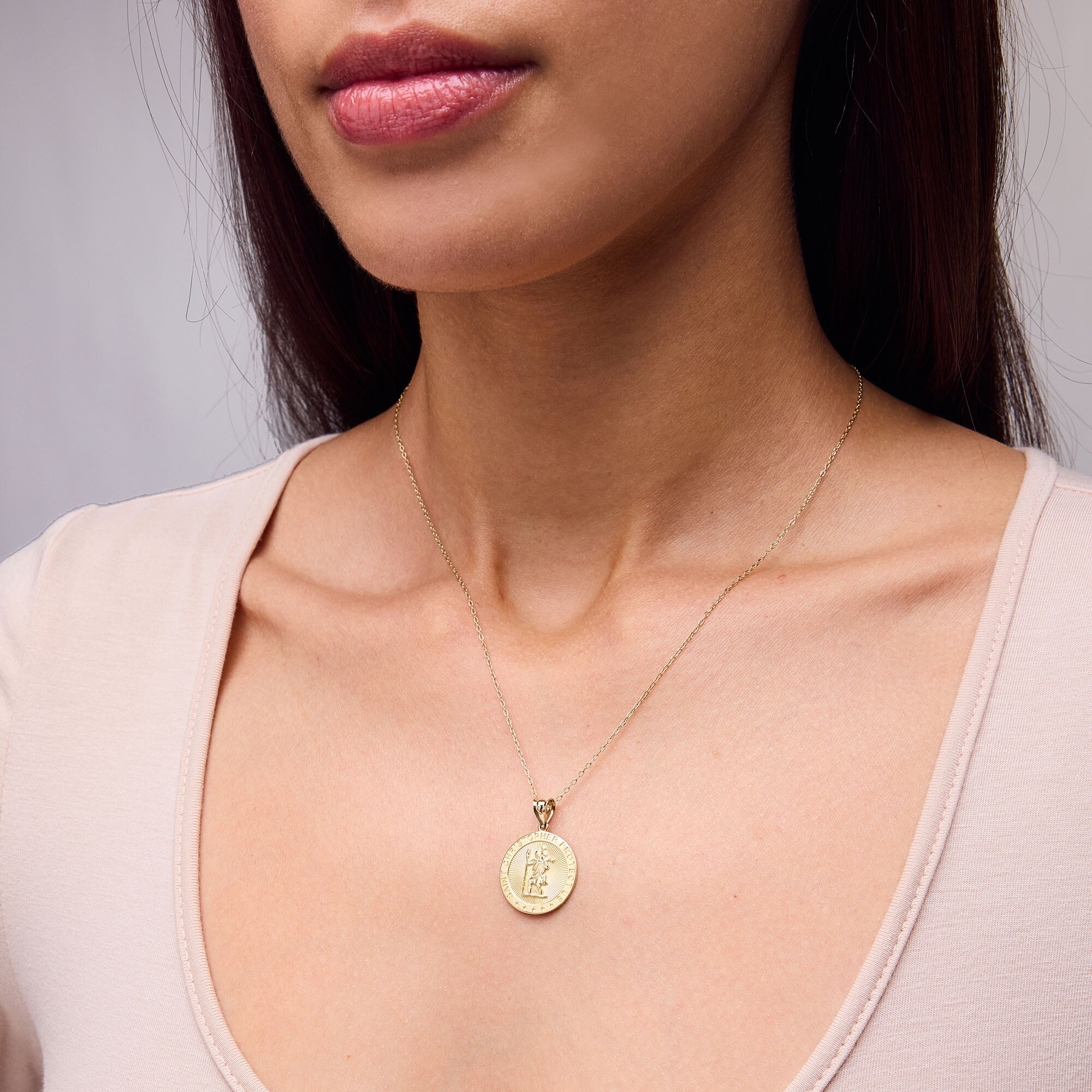 Saint Christopher Medal Pendant in 10K Gold | Zales Outlet