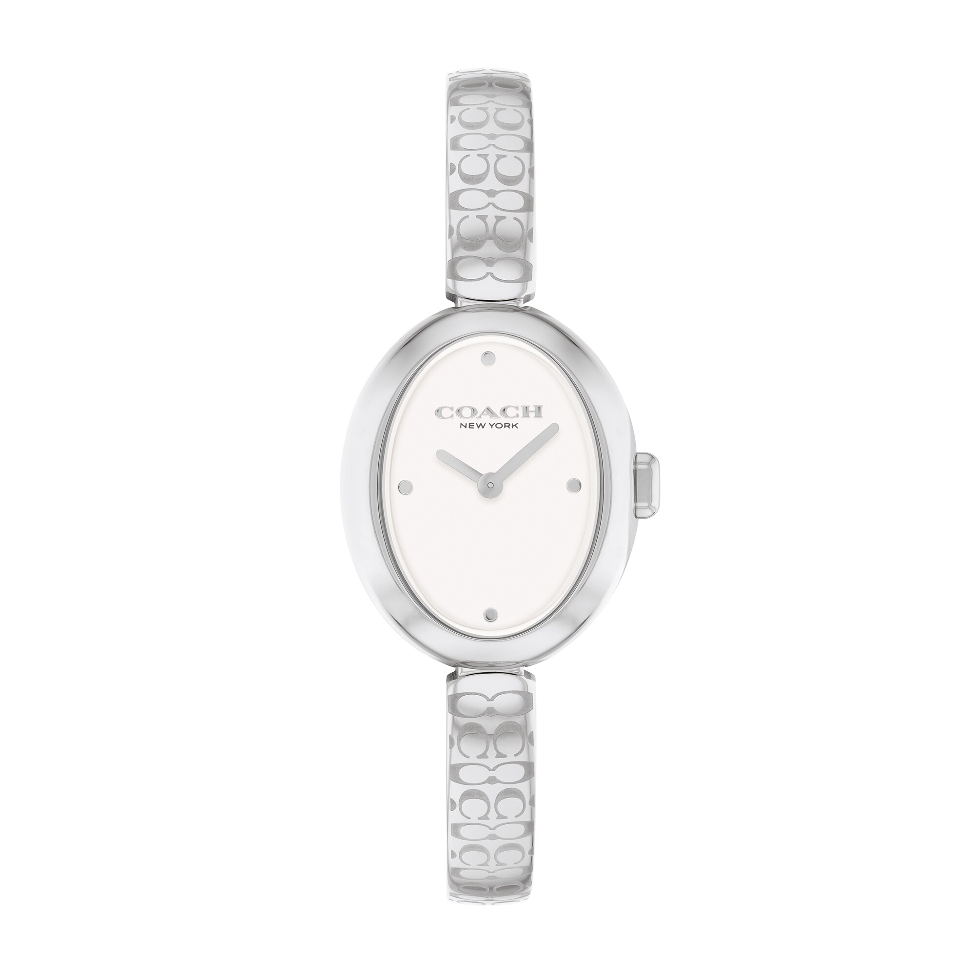 Ladies' Coach Sammy Bangle Watch with Oval White Dial (Model