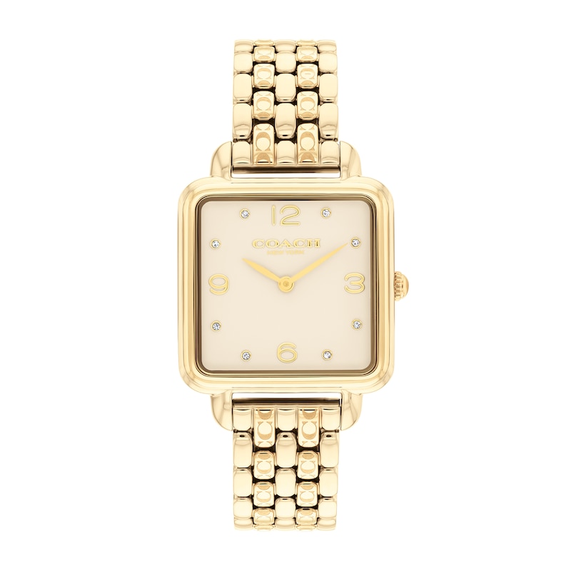 Coach Gold-Tone Crystal Accent Bracelet Watch COACH 14503172 Park Rose Gold-Tone Stainless Crystal  main image 3