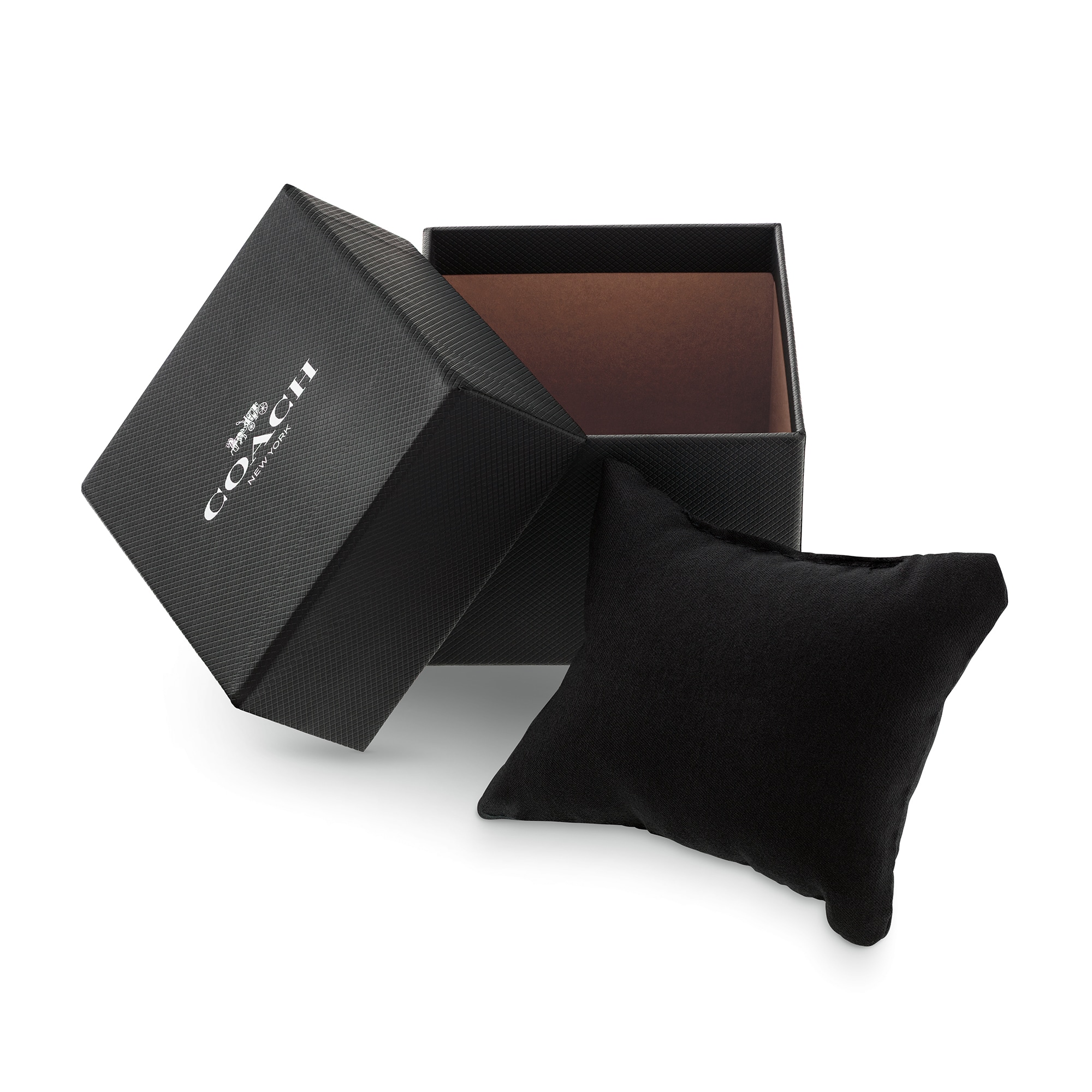 Ladies' Coach Cass Crystal Accent Two-Tone IP Watch with Square