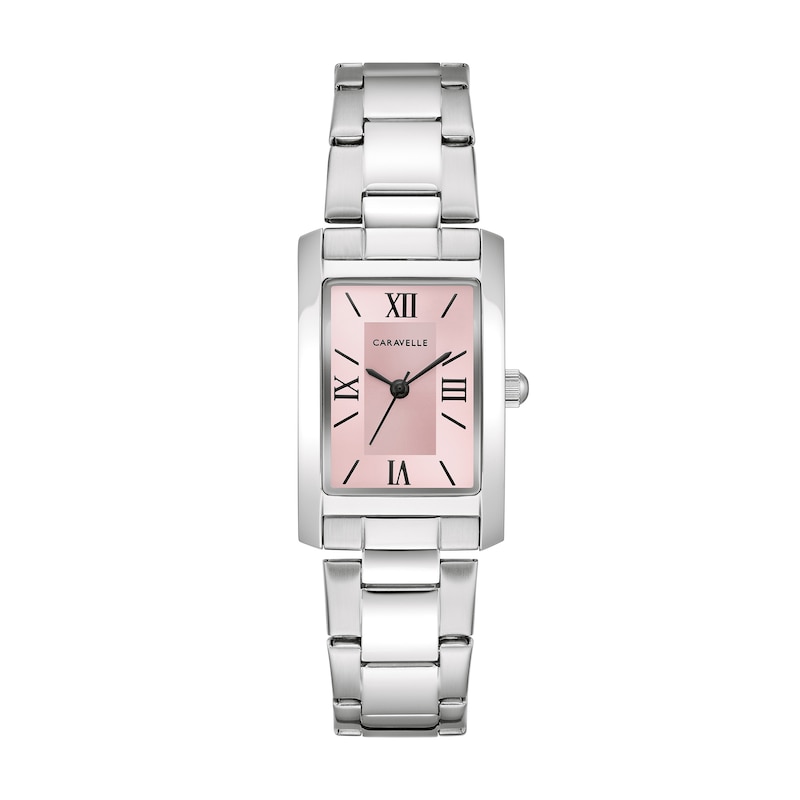 Bulova Rose Gold-Tone Rectangular Dress Watch Women main image 3