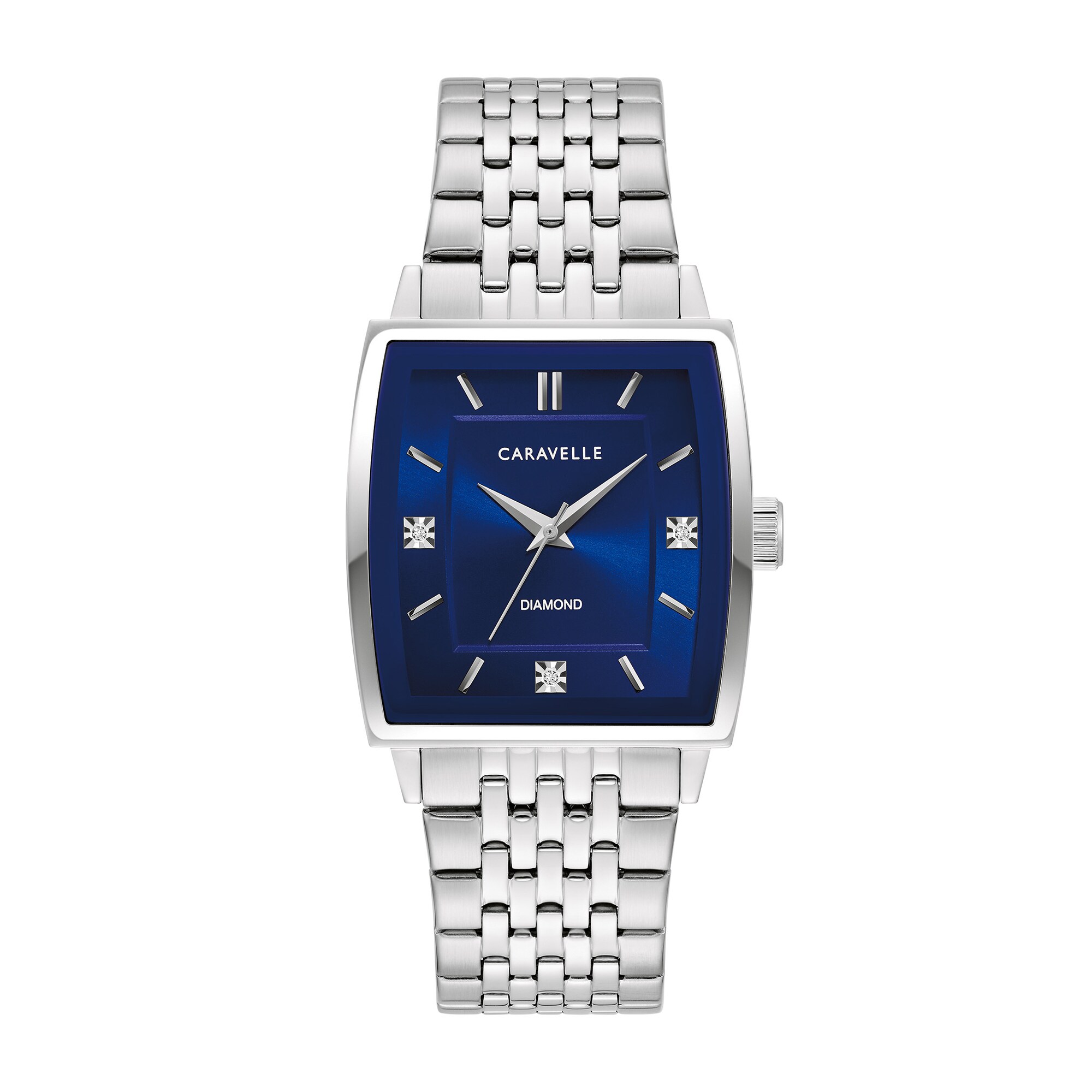 Men's Caravelle by Bulova Modern Diamond Accent Watch with Tonneau