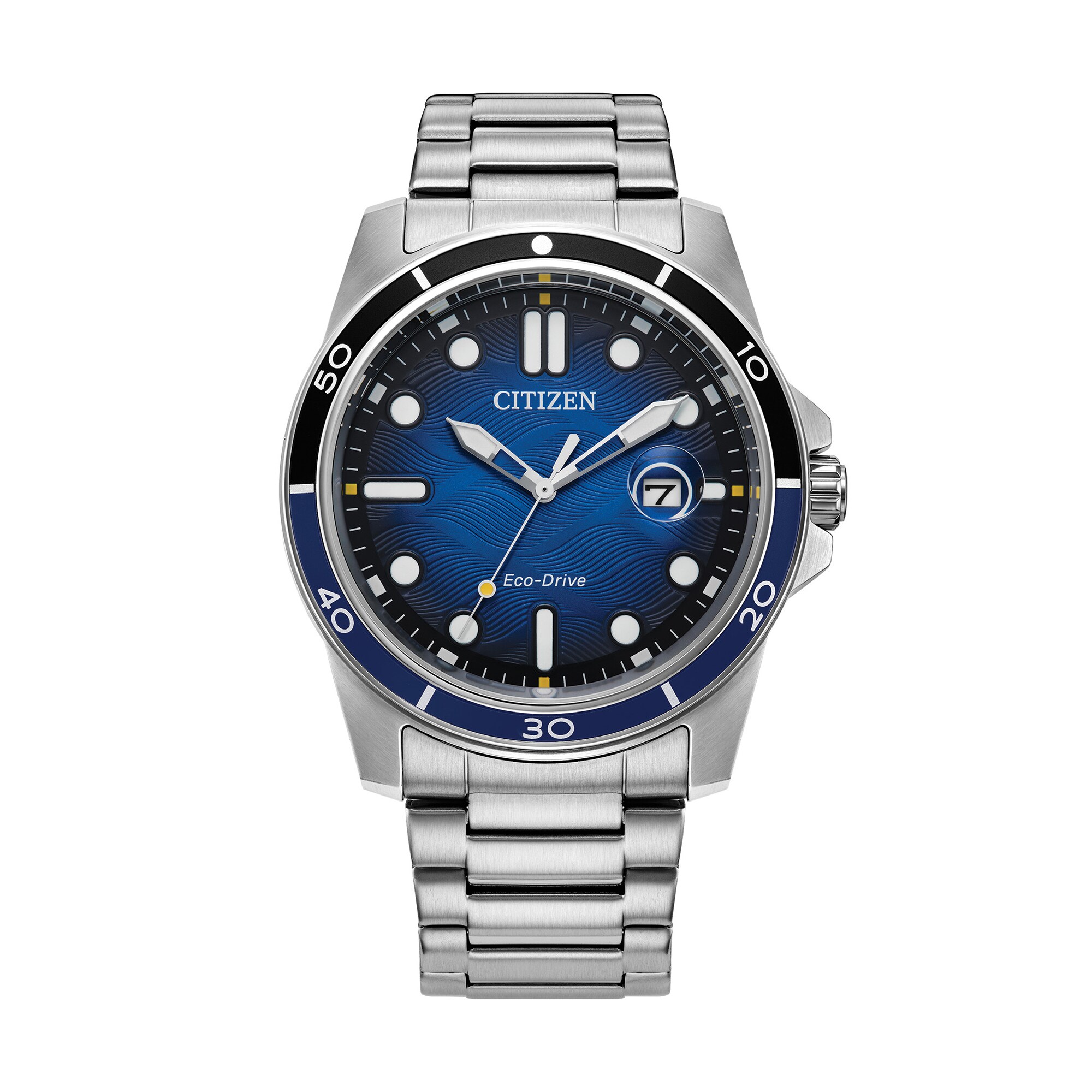 Men's Citizen Eco-Drive® Sport Casual Watch with Textured Blue