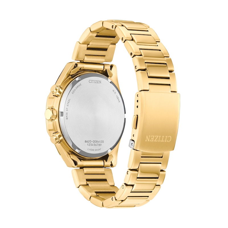 Citizen Gold Tone Men\'s Quartz Watch - White Dial Men main image 4