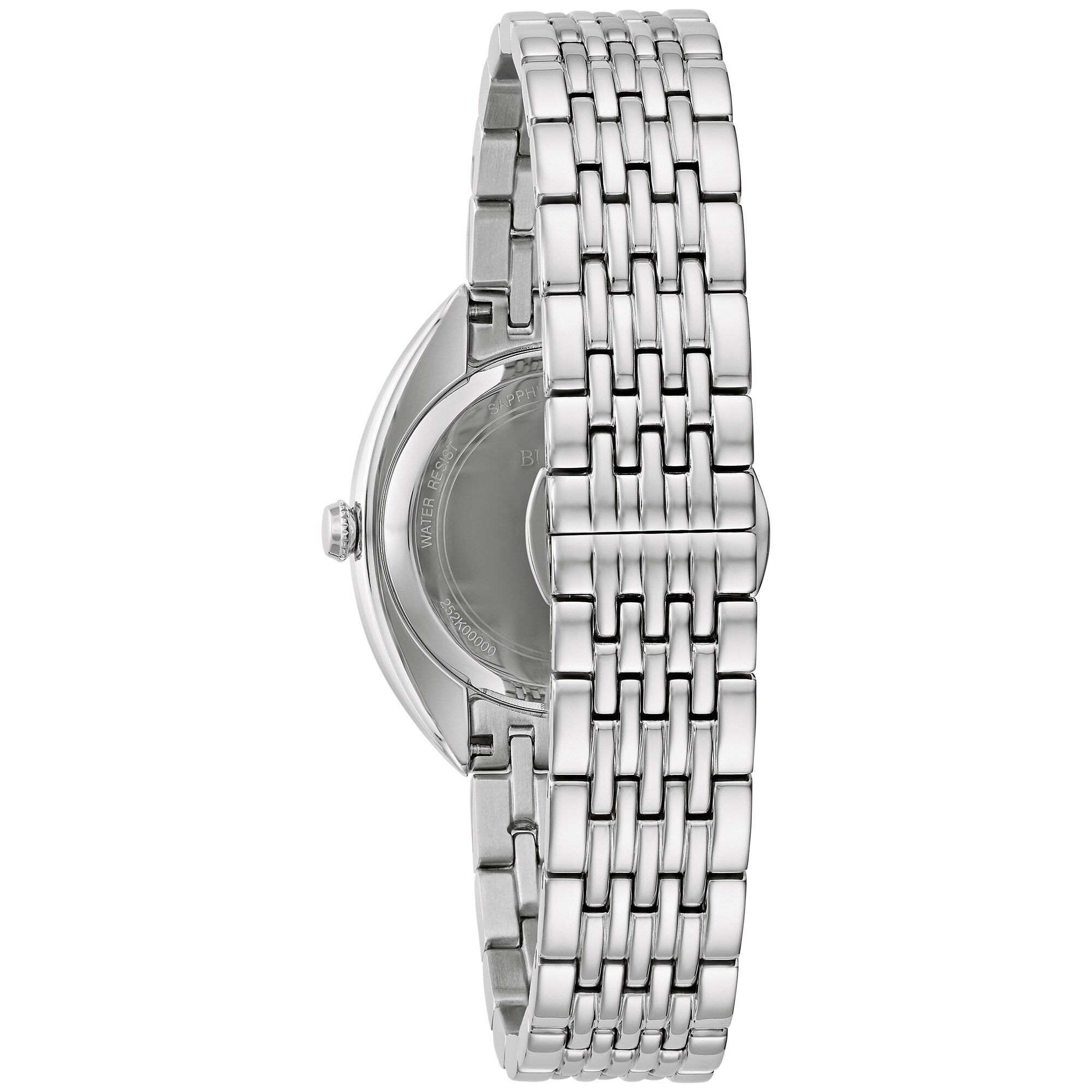 Ladies' Bulova Classic 1/15 CT. T.W. Diamond Watch with Black Dial