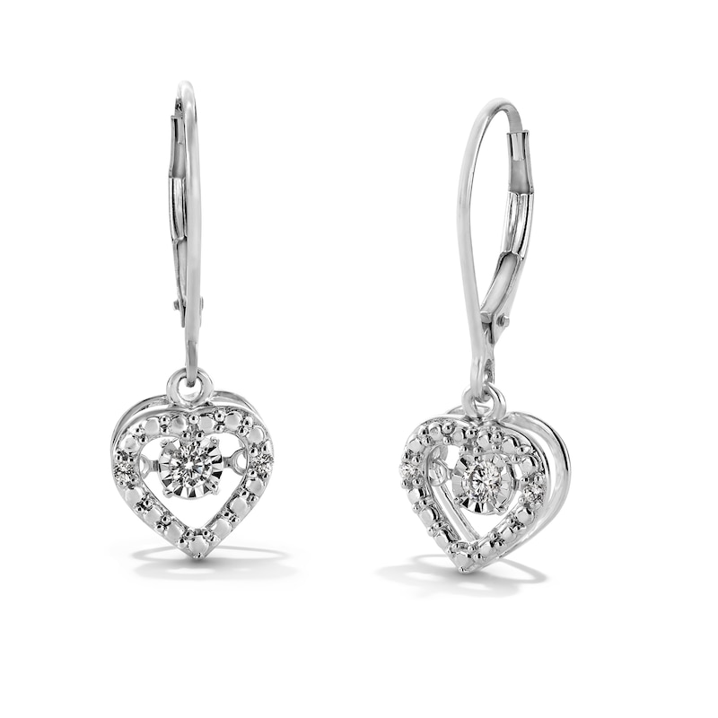Orecchini pendenti in acetato italiano, perni in argento sterling 925