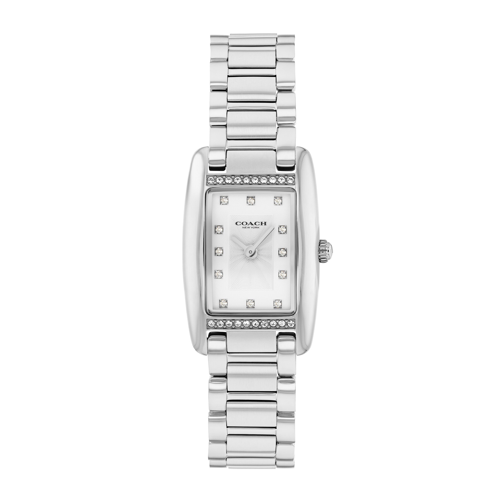 Ladies' Coach Reese Crystal-Accent Watch with Silver-Tone Dial