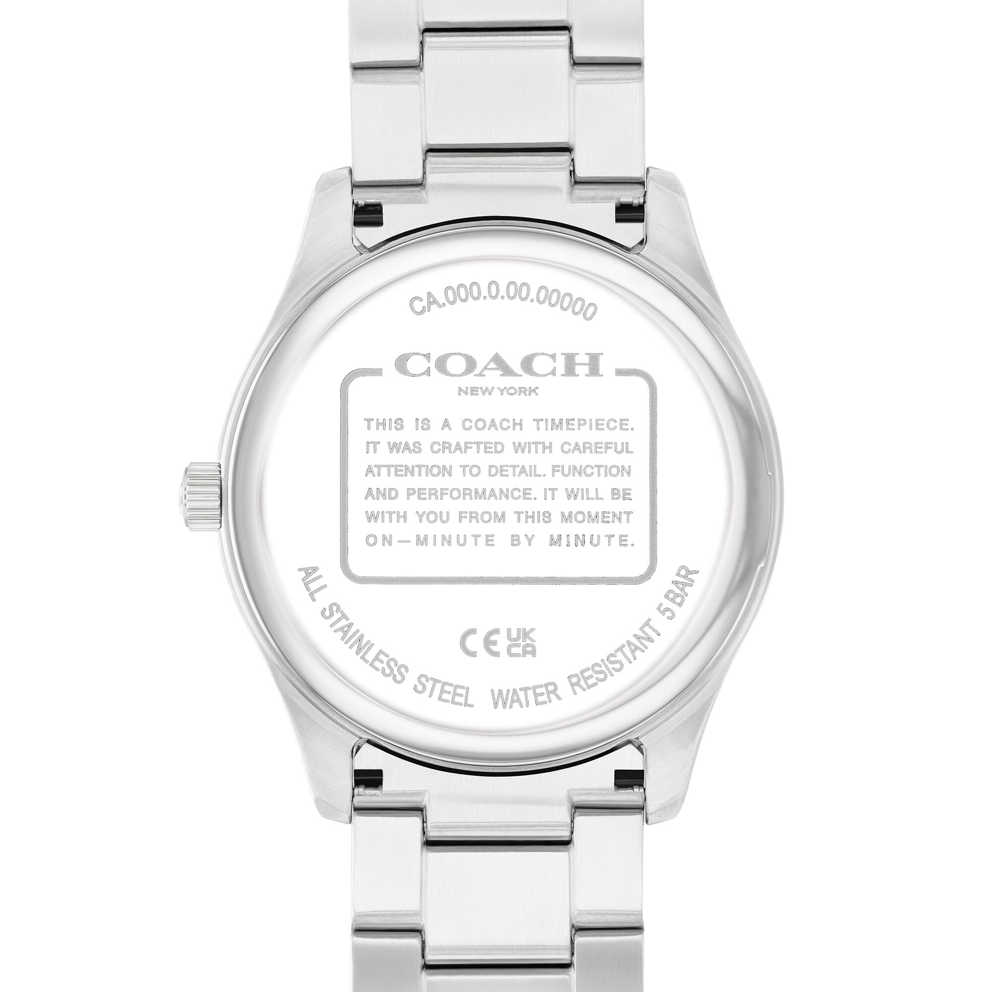 Men's Coach Oliver Watch with Light Blue Textured Dial (Model