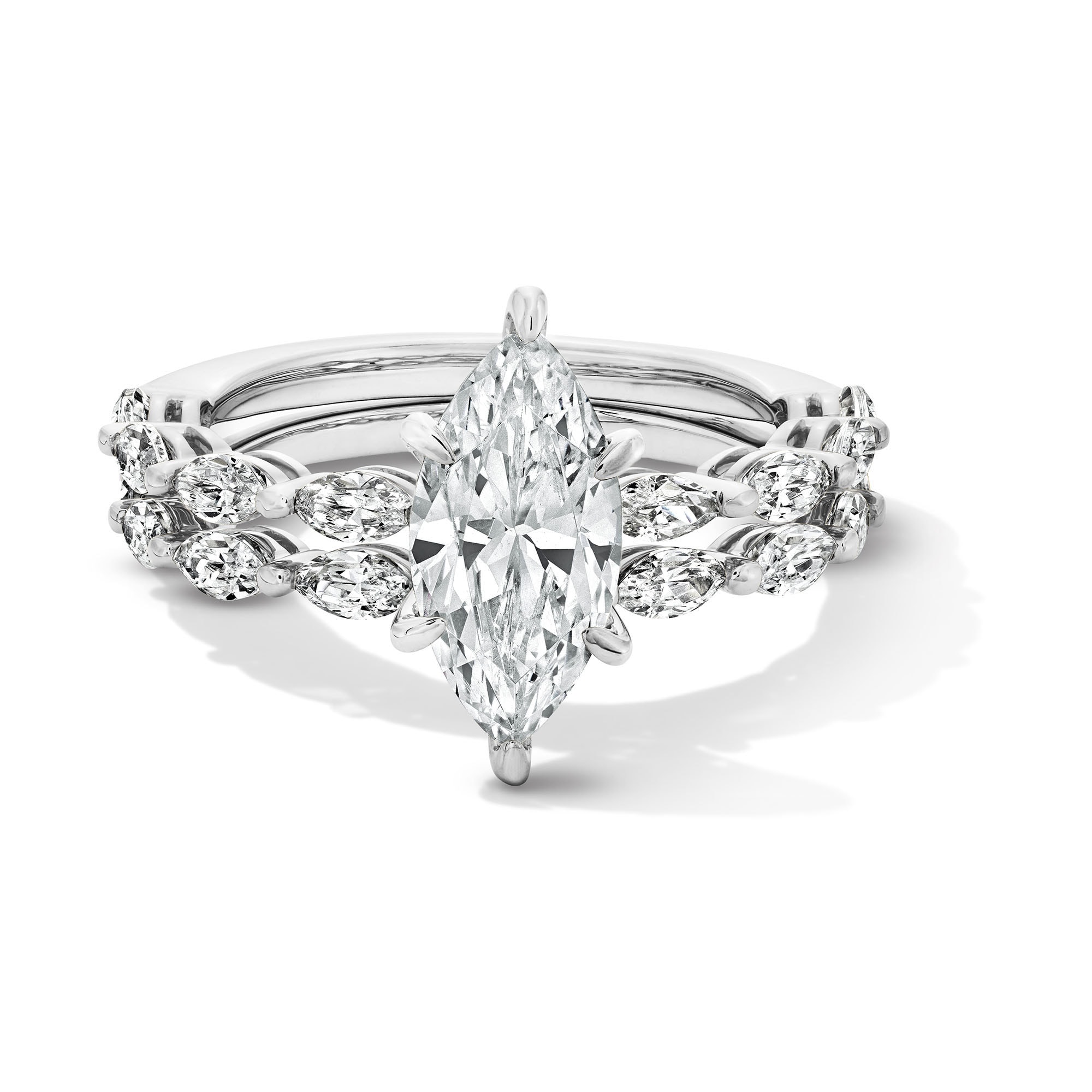 2-1/2 CT. T.W. Marquise-Cut Certified Lab-Grown Diamond Bridal Set