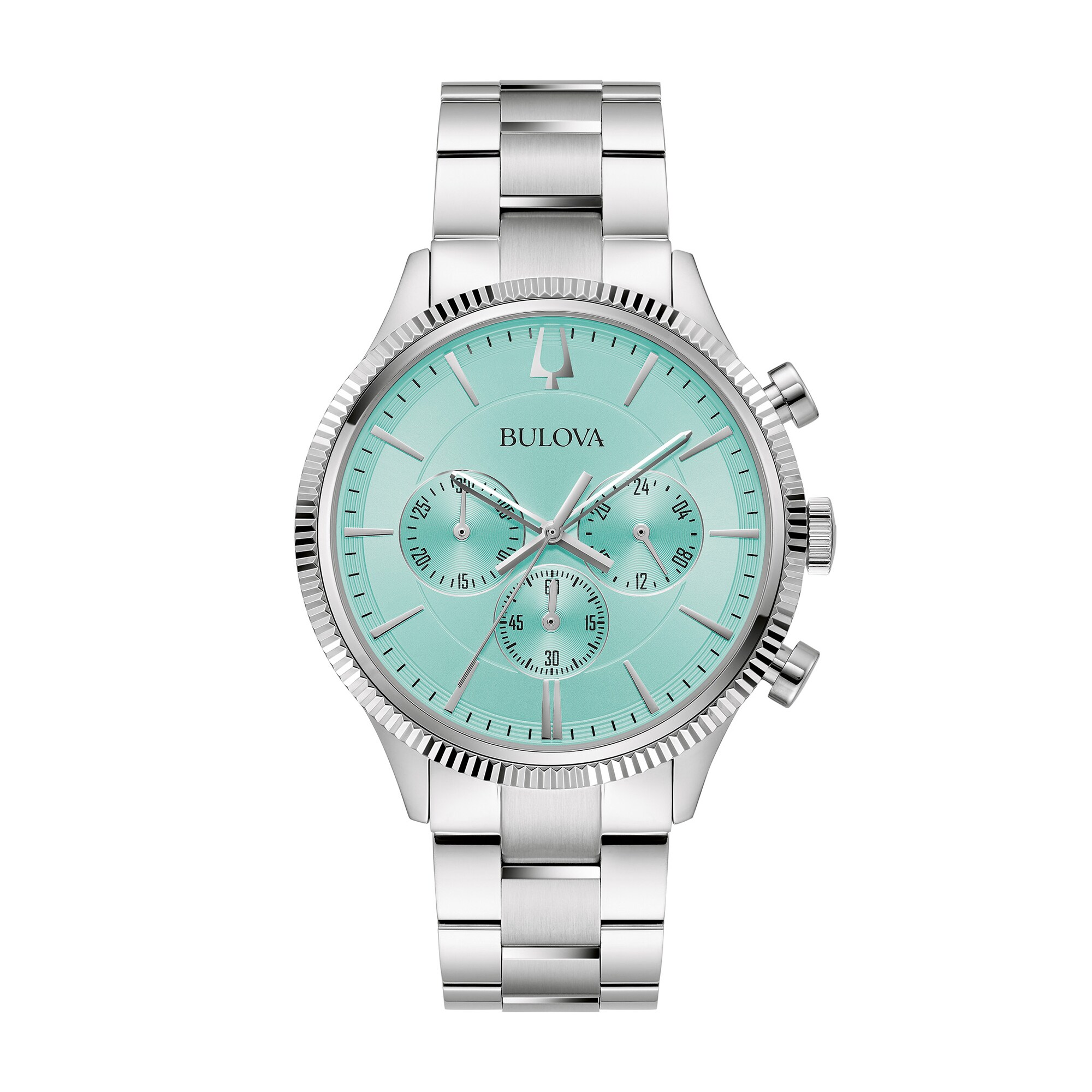 Men's Bulova Classic Chronograph Watch with Blue Dial (Model