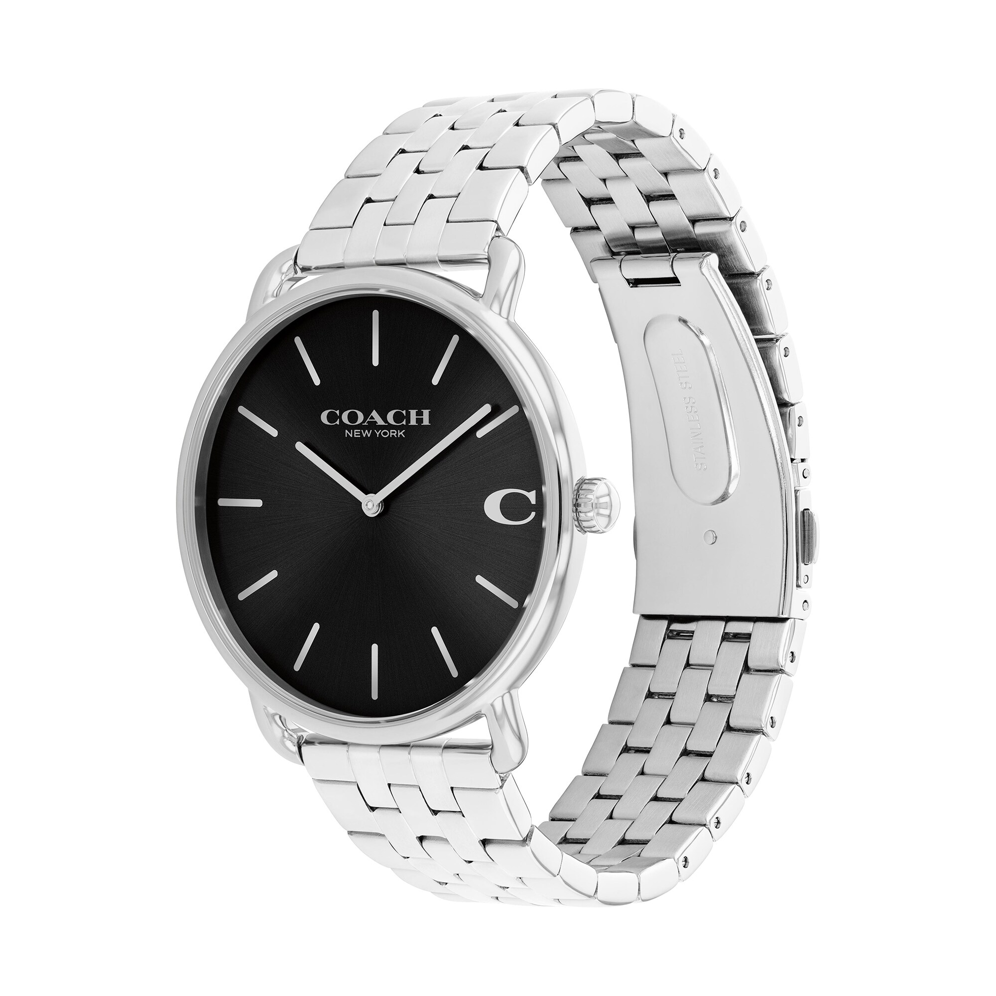 Men's Coach Elliott Analog Watch with Black Dial (Model: 14602750