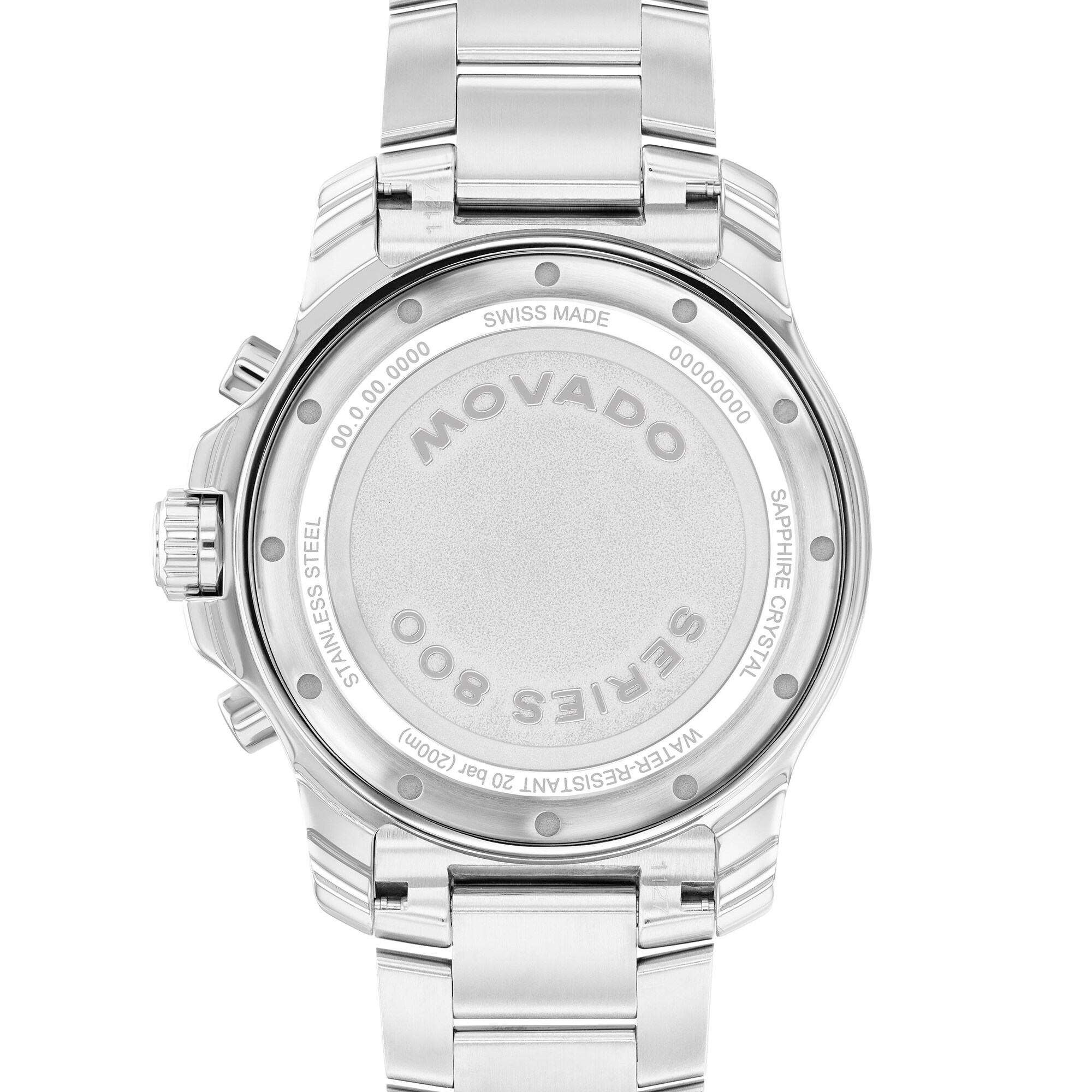 Men's Movado Series 800® Chronograph Watch with White Dial (Model