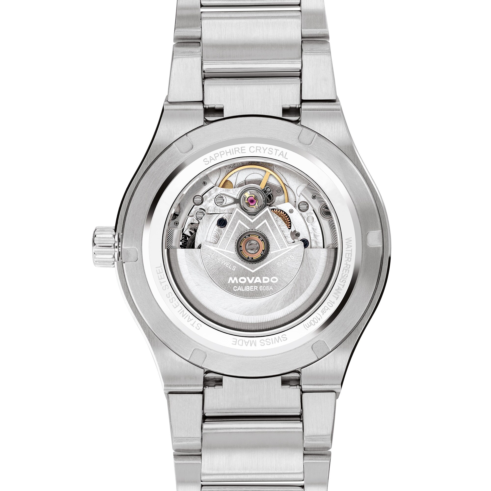 Men's Movado Museum® Imperiale Watch with Grey Dial and Stainless