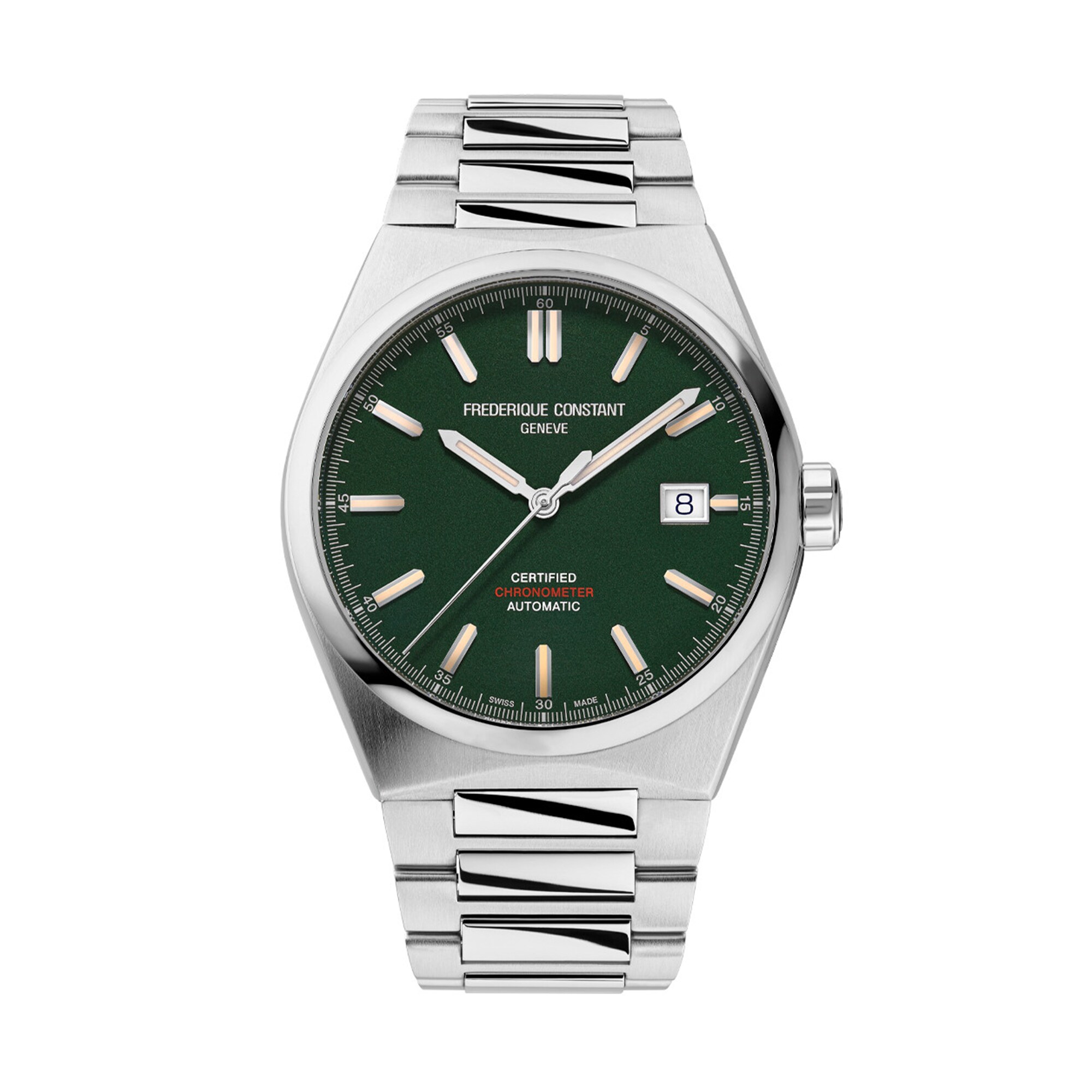 Men's Frederique Constant Highlife Automatic COSC Watch with Green