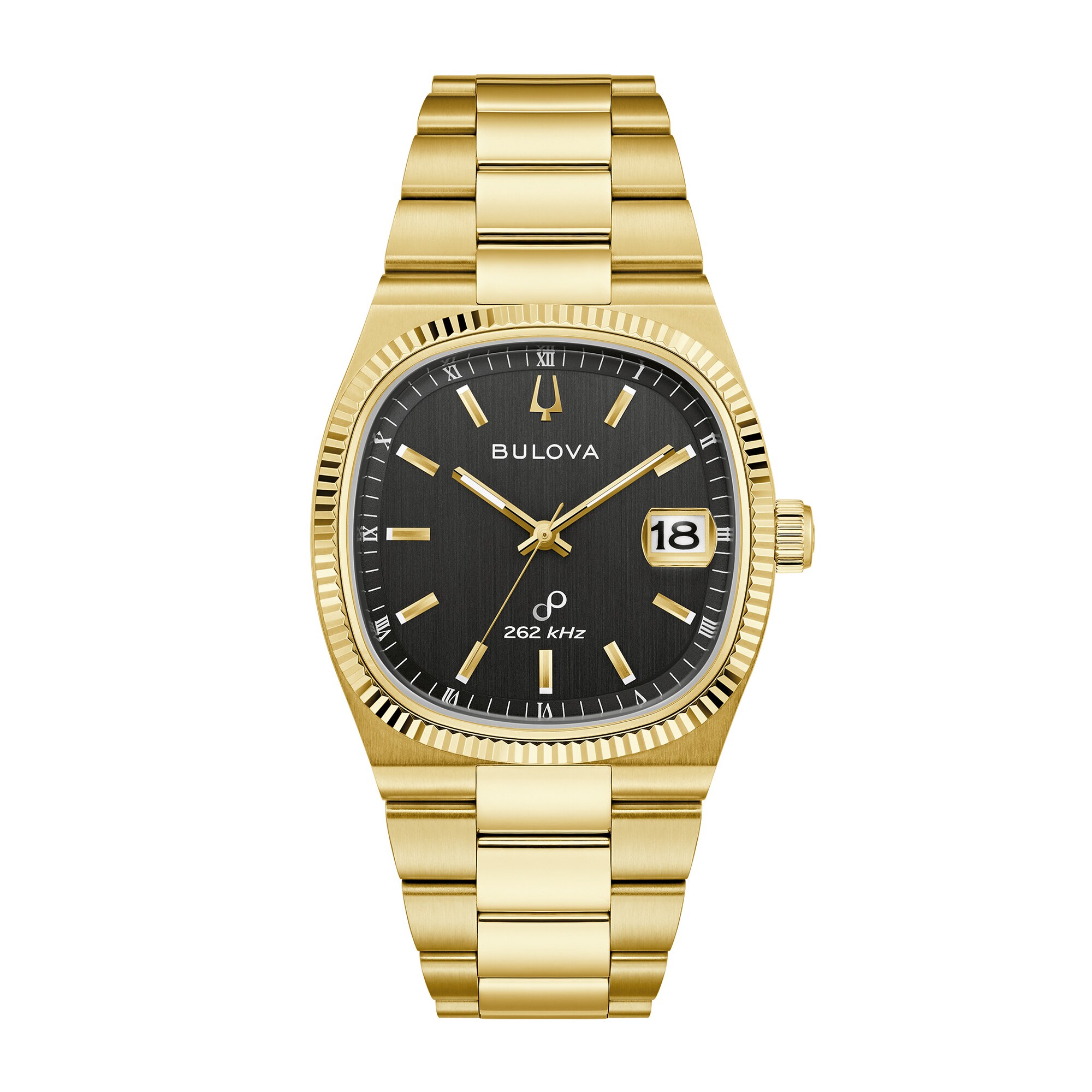 Men's Bulova Super Seville Precisionist Gold-Tone IP Watch with