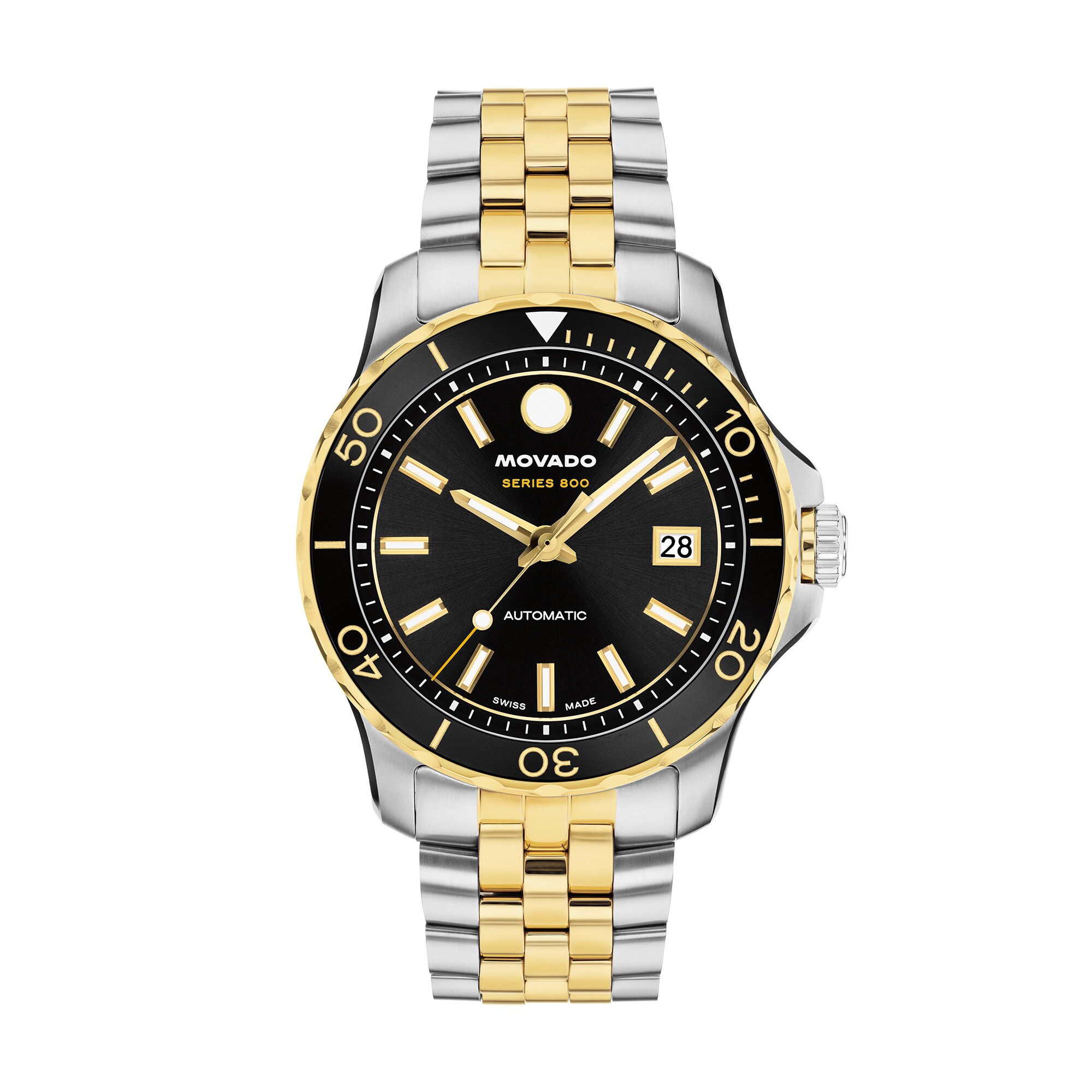 Men's Movado Series 800 Gold-Tone PVD and Stainless Steel Watch