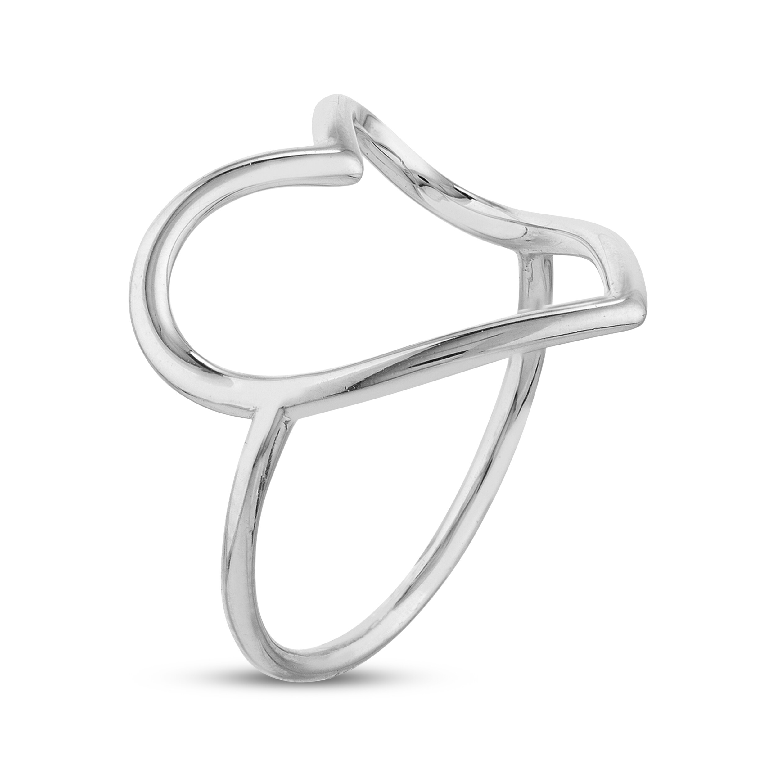 Oversized Open Heart Ring Sterling Silver | Kay Outlet