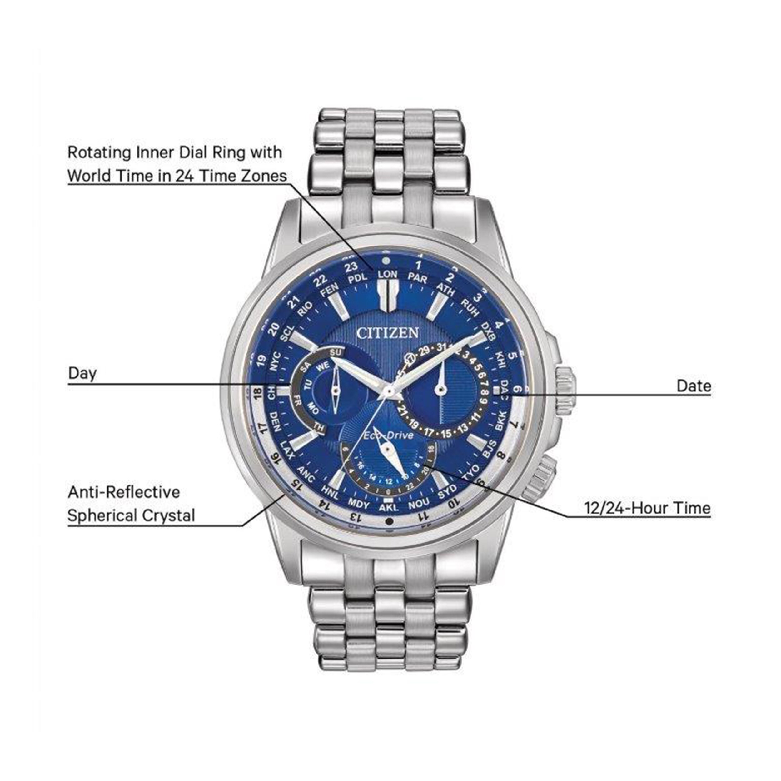 Citizen Men's Watch Calendrier BU2021-51L | Kay Outlet