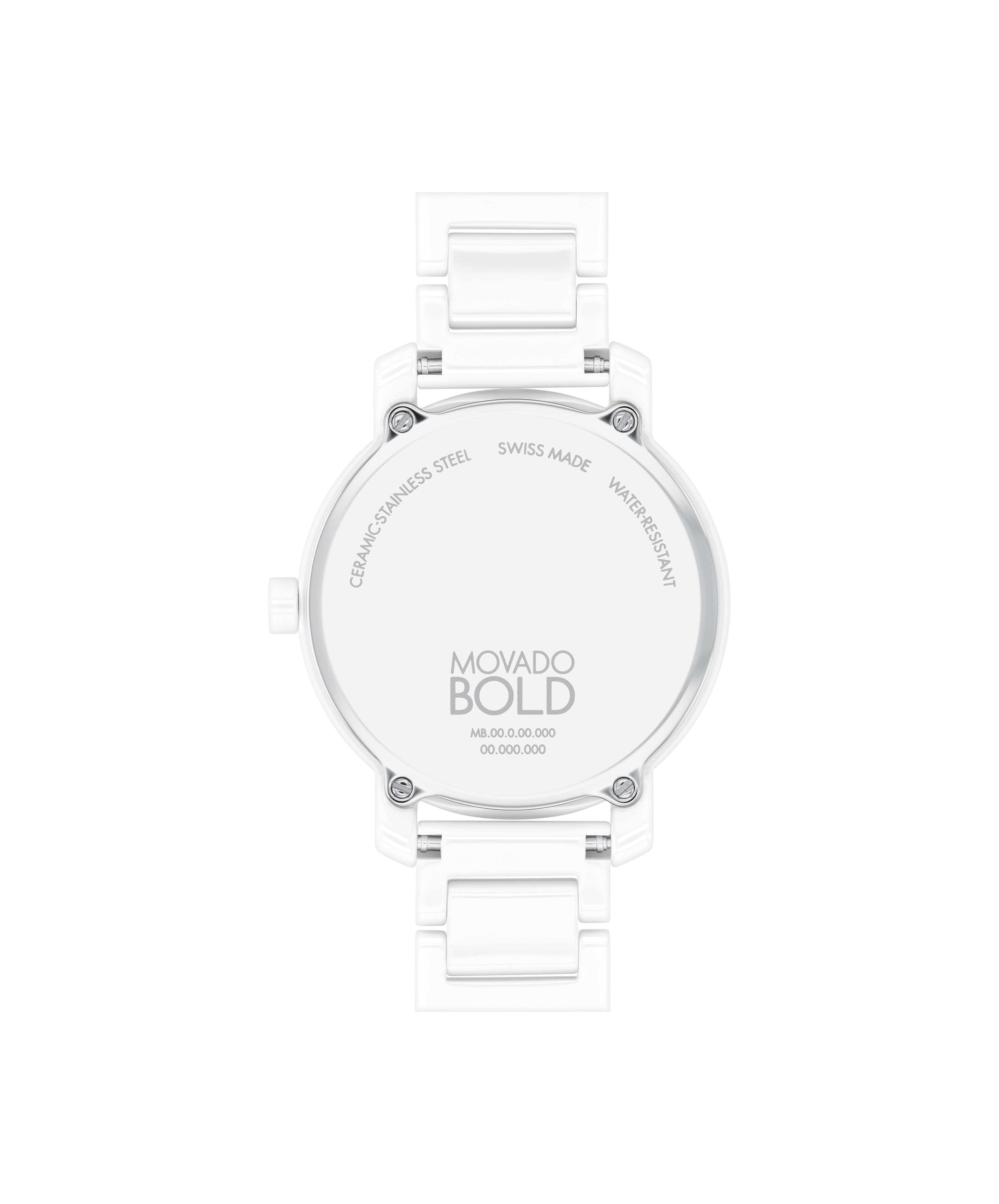 Movado BOLD Evolution 2.0 White Ceramic Women's Watch 3601233 | Jared
