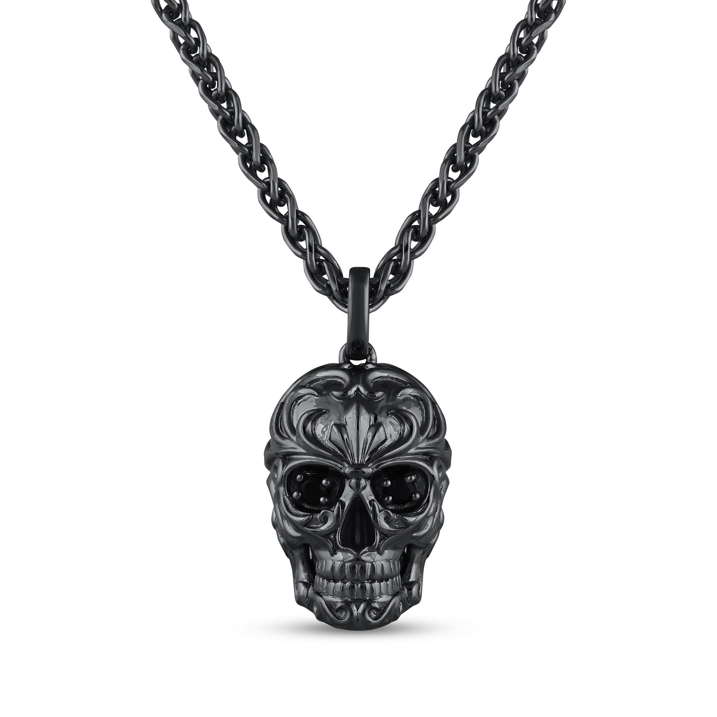 アクセサリー Personal Jesus. onyx necklace skull V-302829801_0_400.jpg?pristine