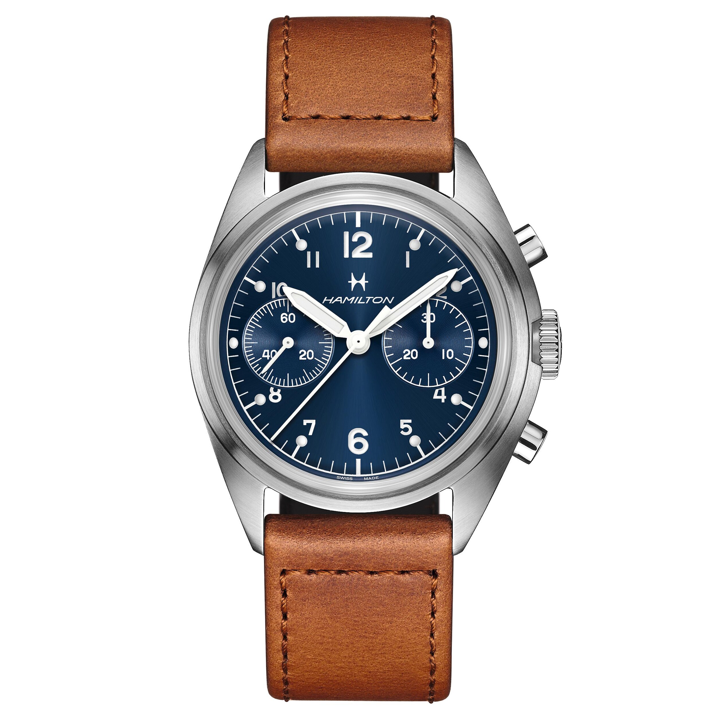 Hamilton Khaki Aviation Pilot Pioneer Mechanical Chronograph Men's