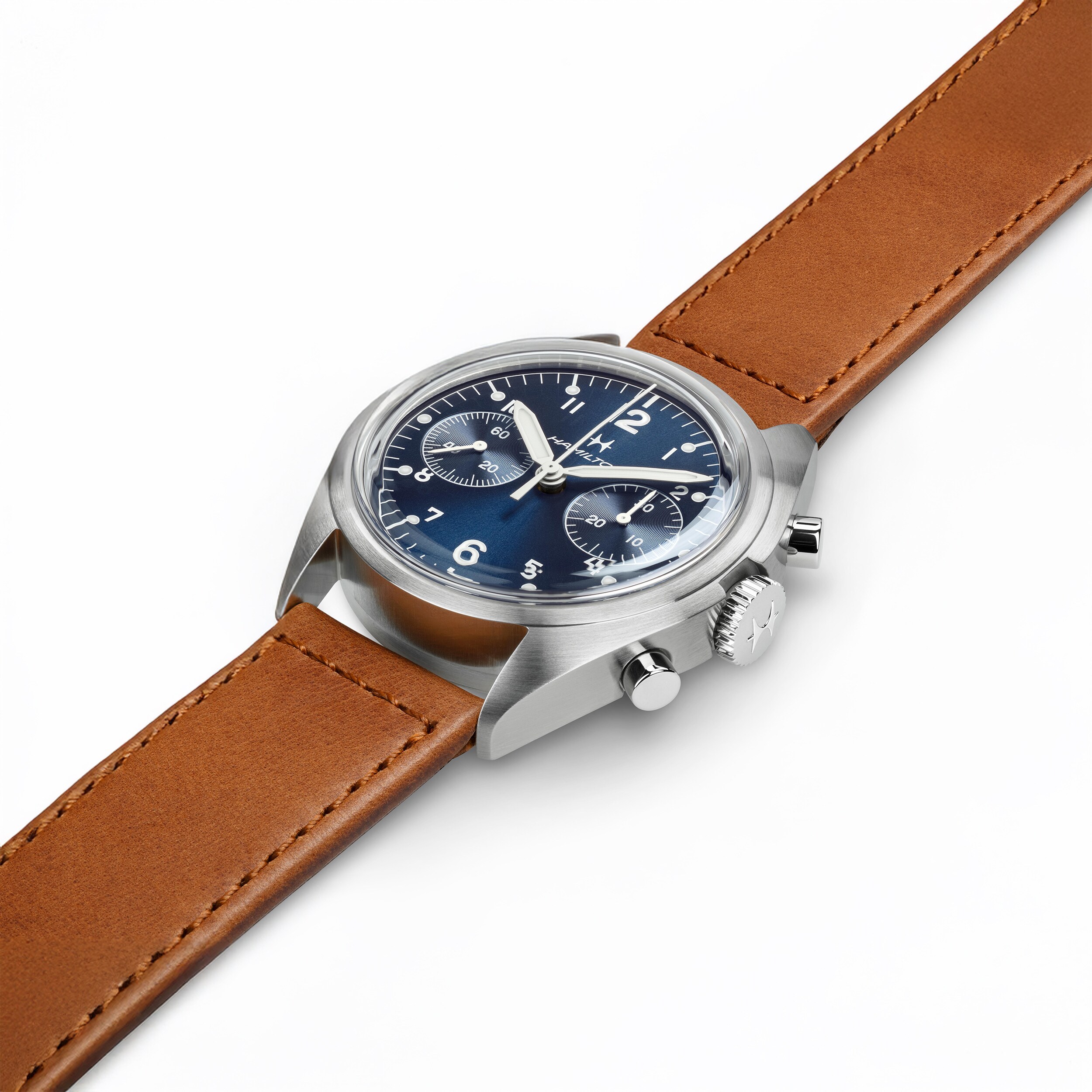 Hamilton Khaki Aviation Pilot Pioneer Mechanical Chronograph Men's