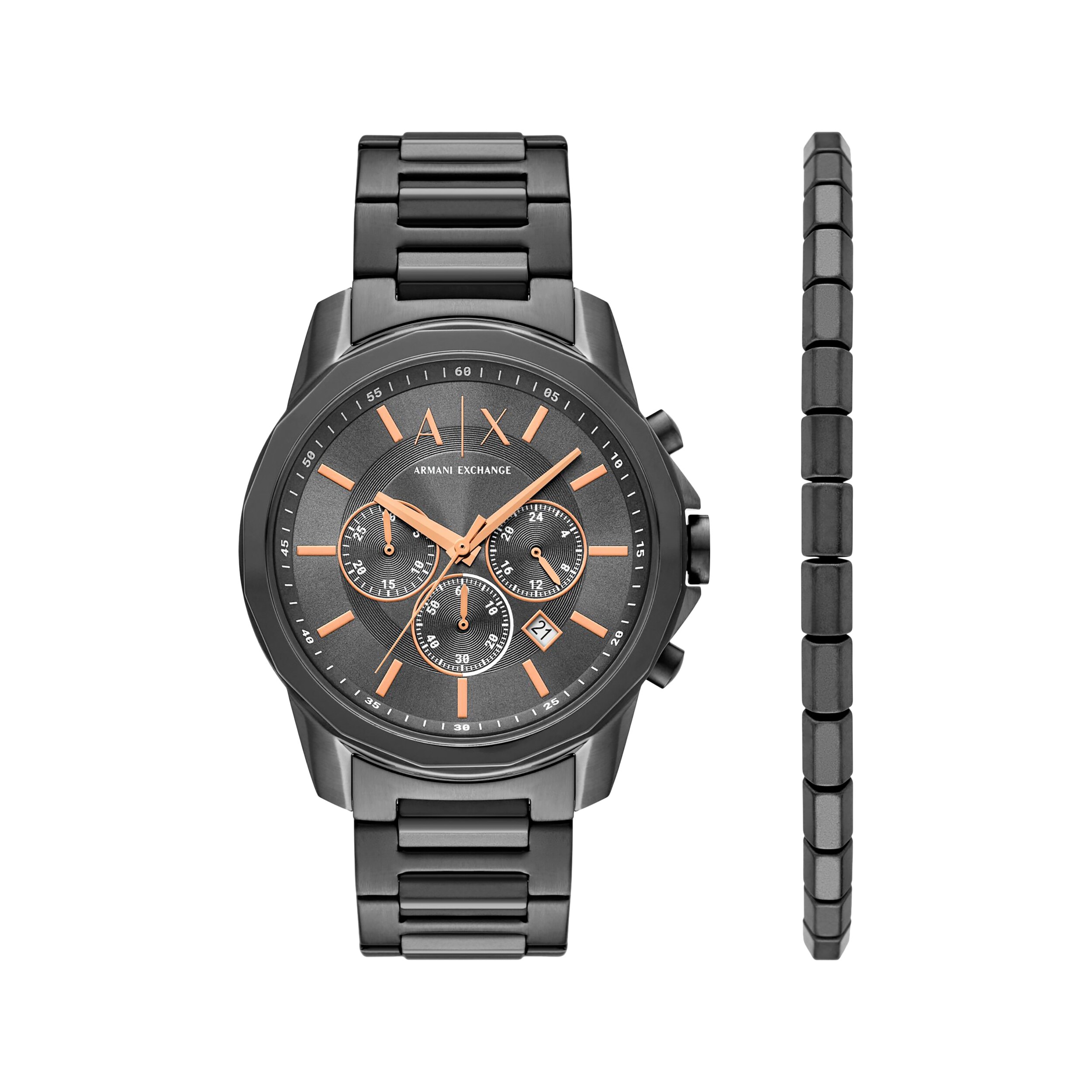 Armani Exchange Men's Chronograph Watch Set AX7170SET | Kay