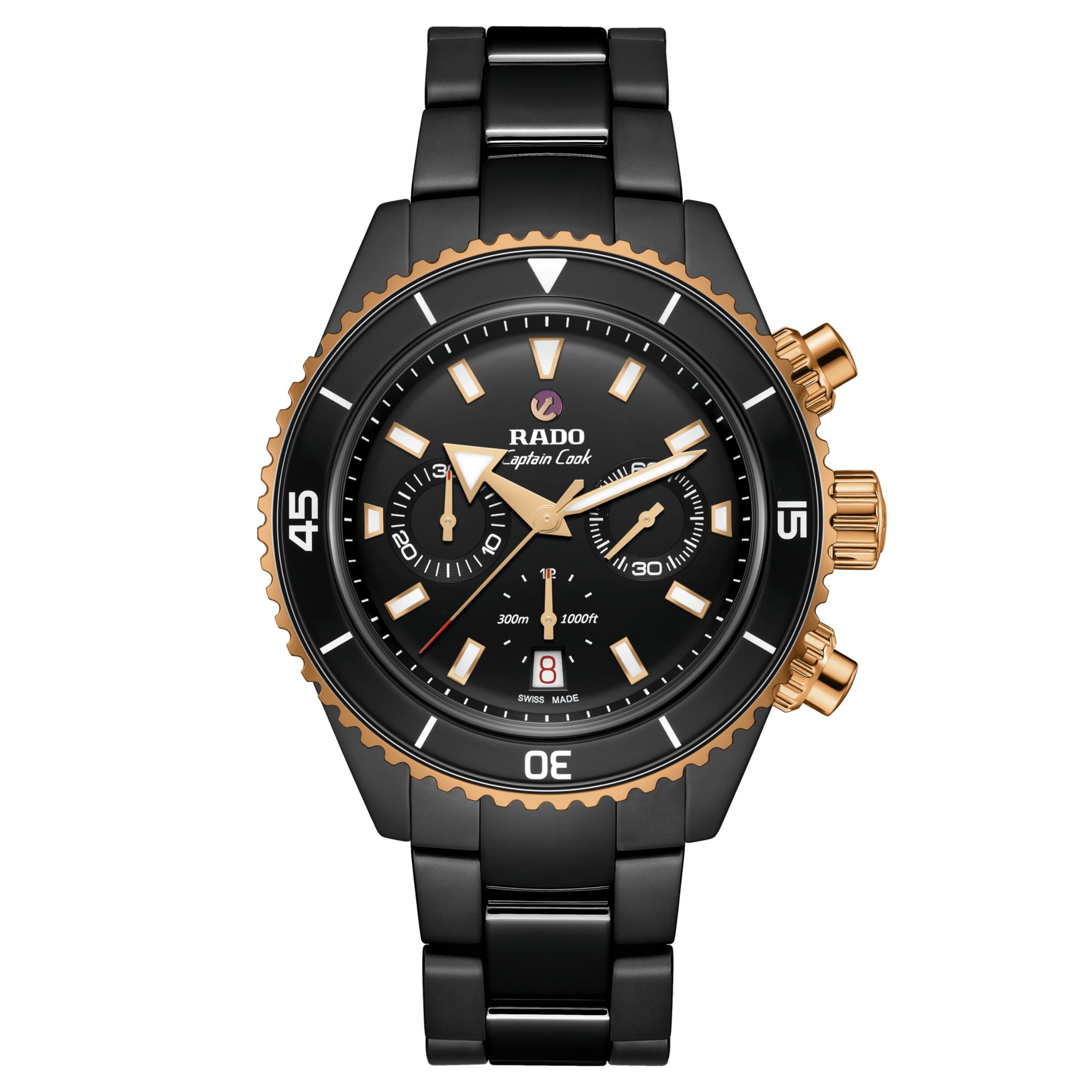 Rado Captain Cook High-Tech Ceramic Chronograph Men's Watch