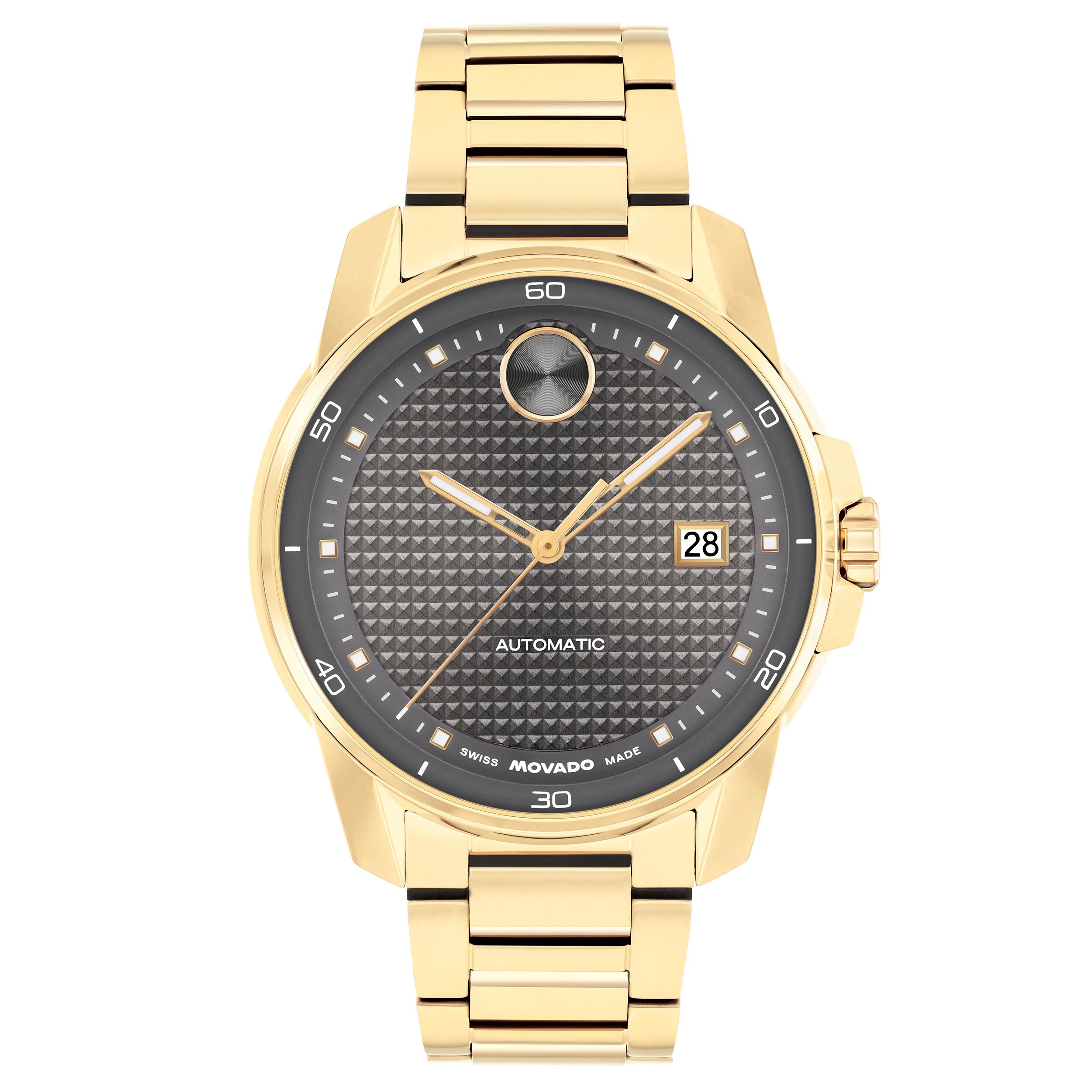新品 MOVADO BOLD ゴールド メッシュベルト 腕時計 3600833 Movado Movado BOLD Verso Men's Automatic Watch 3600964 | Jared