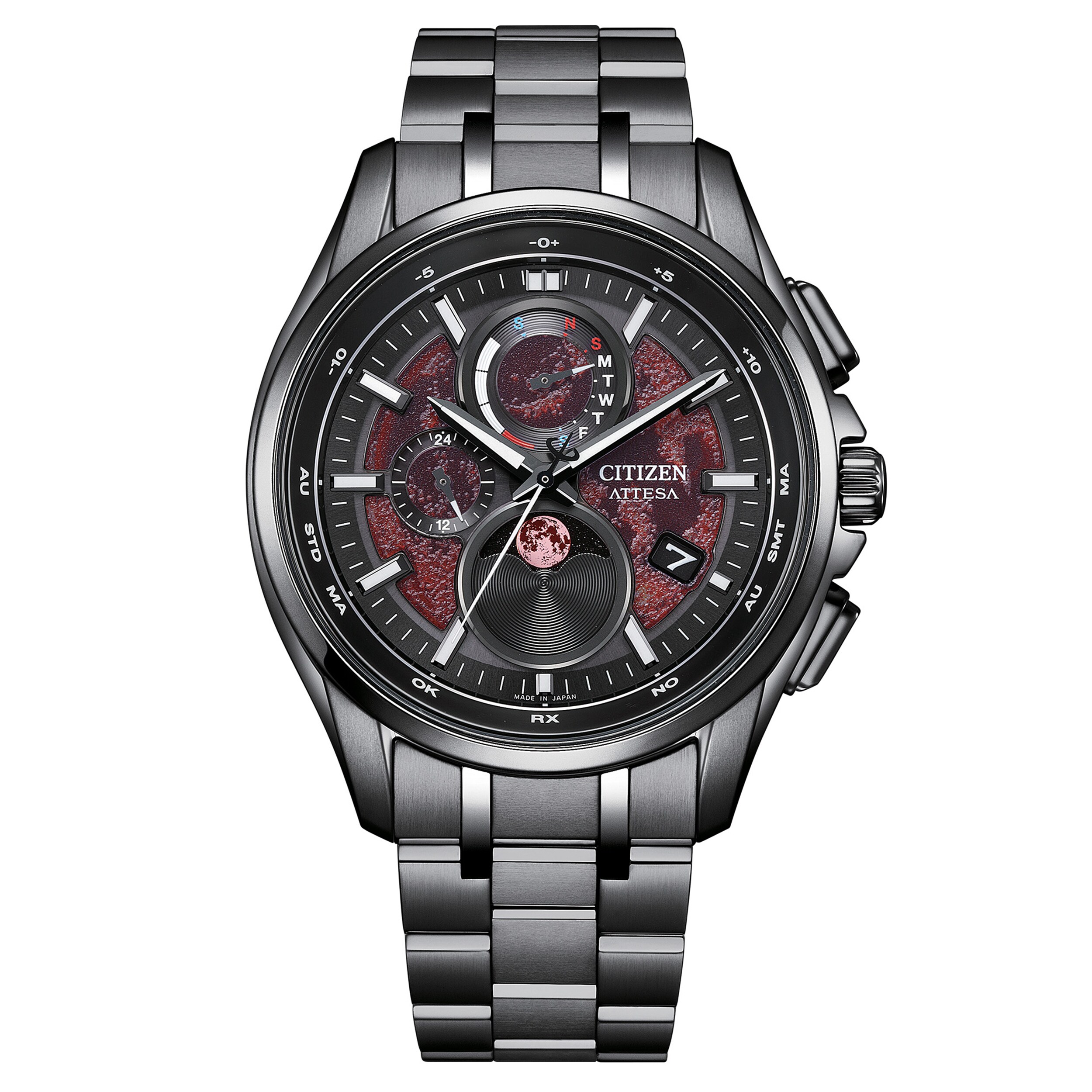 Citizen Attesa H874 Shades of Red Super Titanium Chronograph 41.5