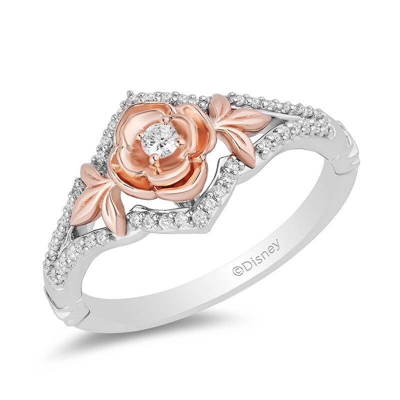 Previously Owned - Enchanted Disney Belle 1/5 CT. T.W. Diamond