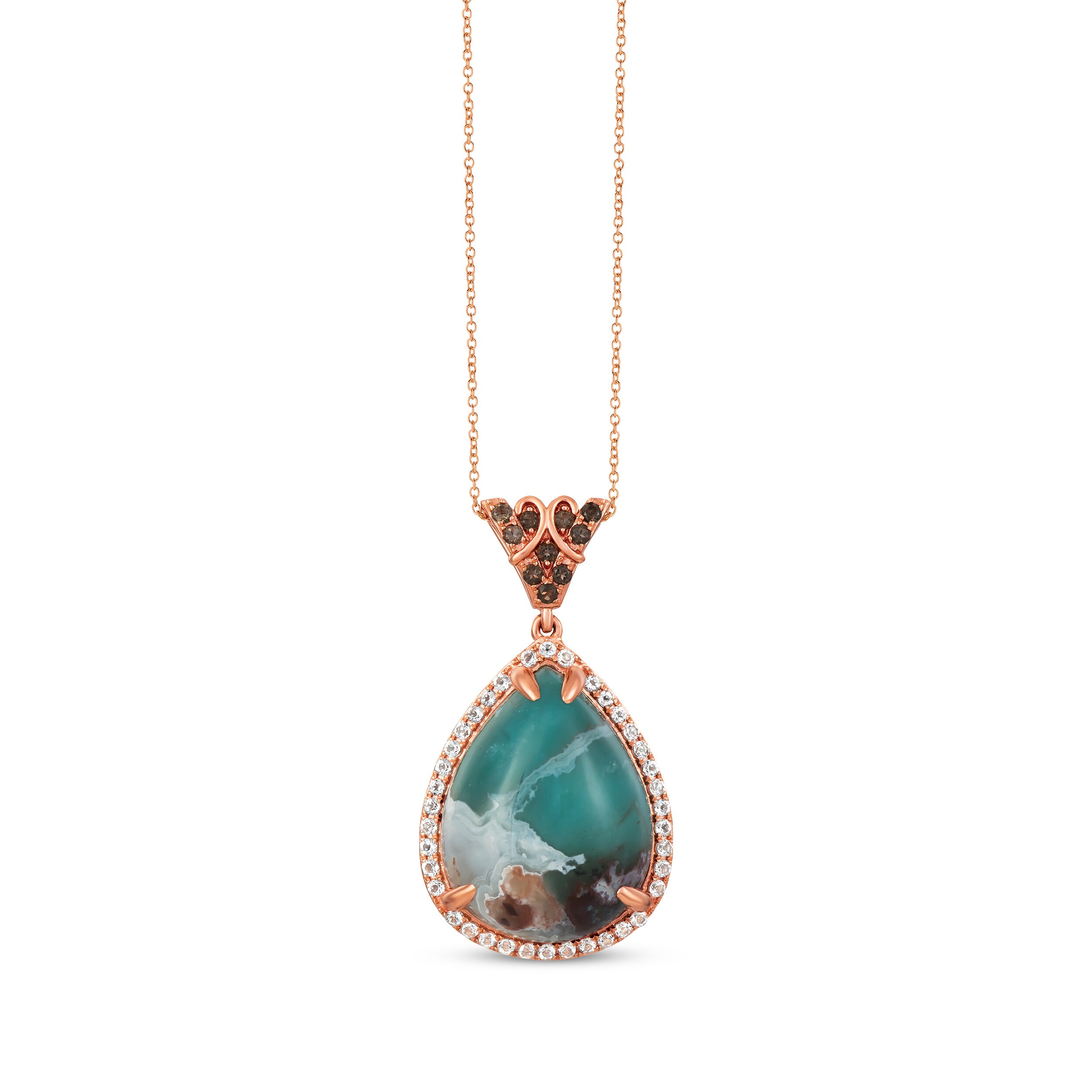 Le Vian Aquaprase Necklace Topaz & Quartz 14K Strawberry Gold | Kay