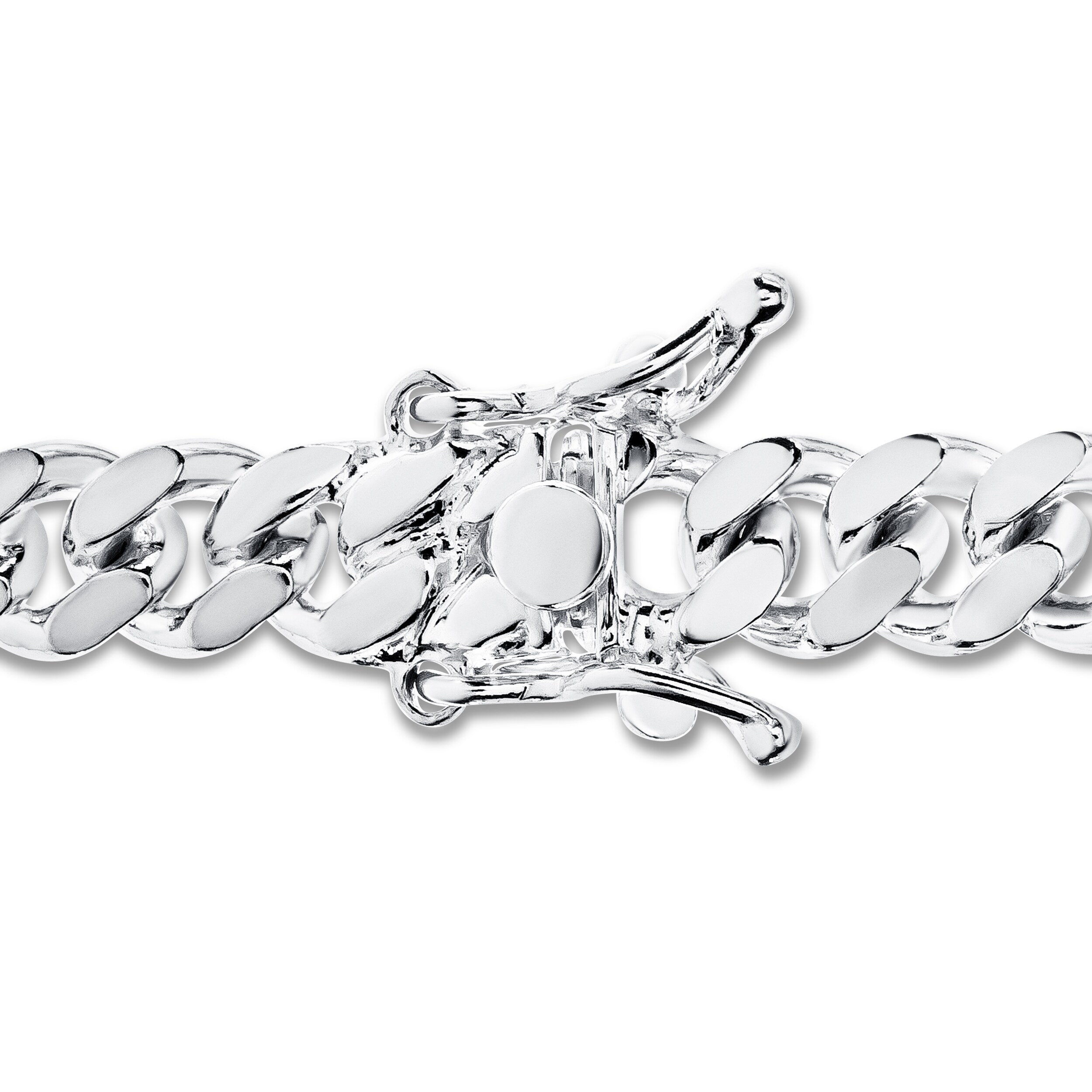 Miami Cuban Link Necklace Solid Sterling Silver 22