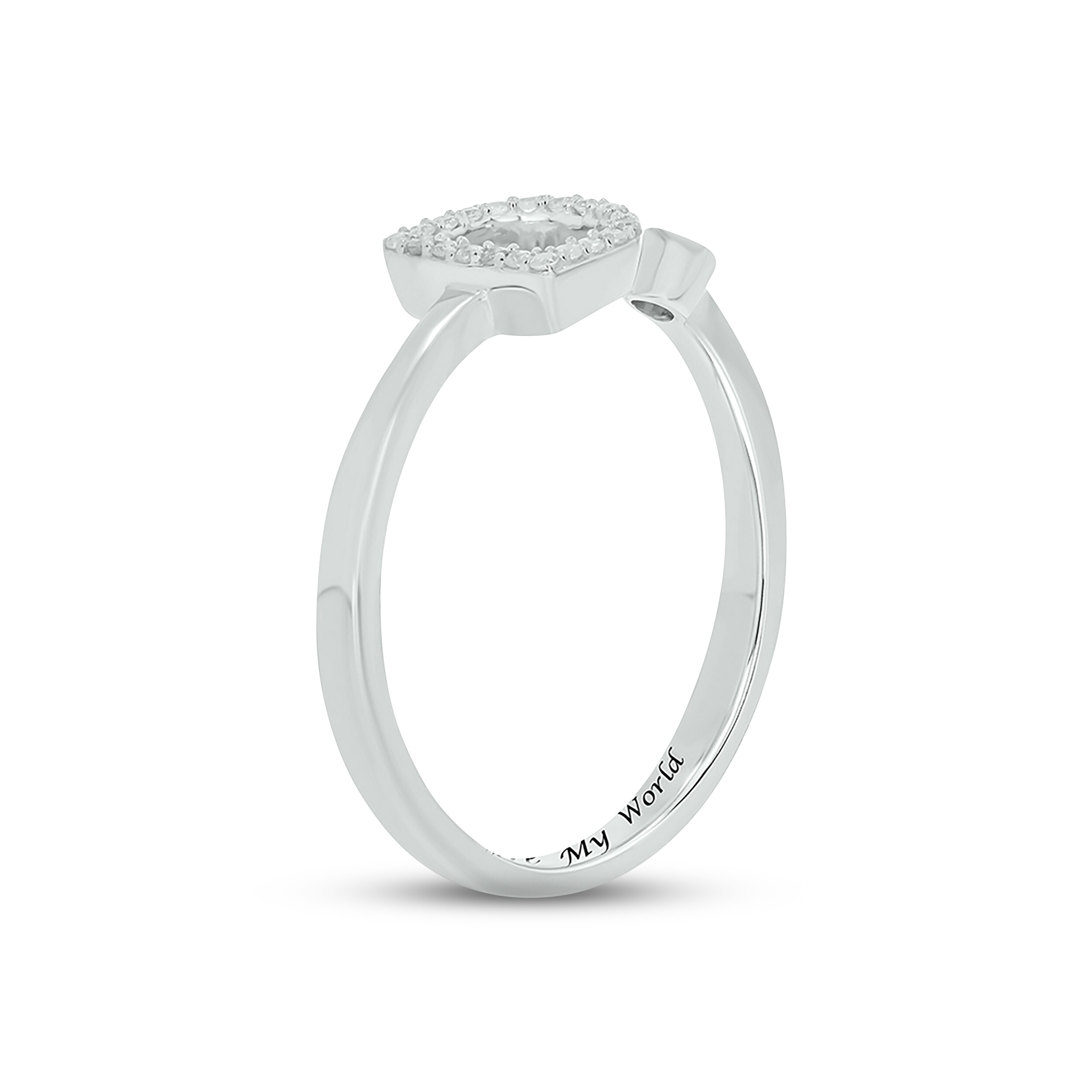 PRY シルバー925 Distorted Diamond Ring 19号 SLIT Pinky Ring – PRY