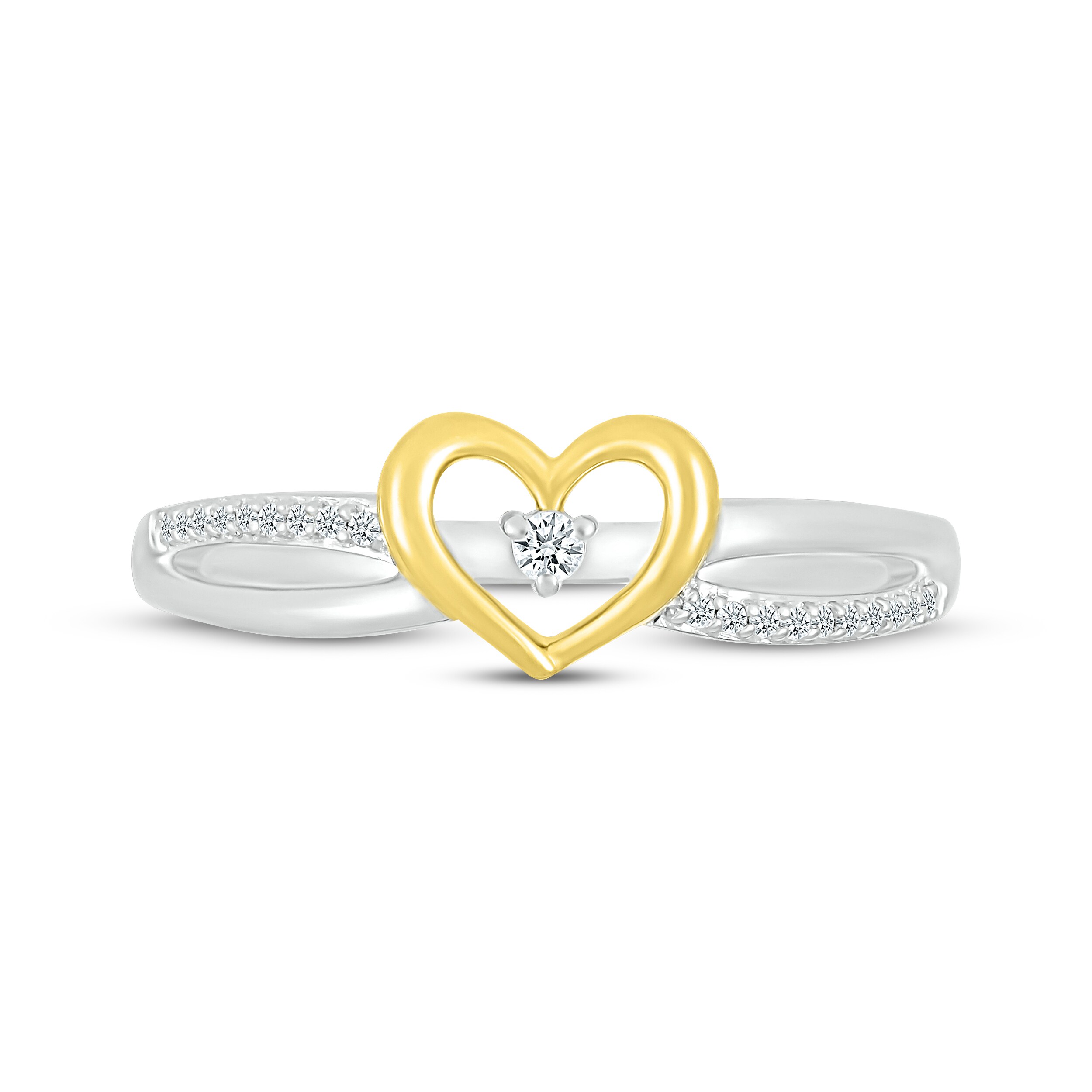 ♡hr♡ PINK SAPPHIRE & DIAMOND BEZEL HEART BAND