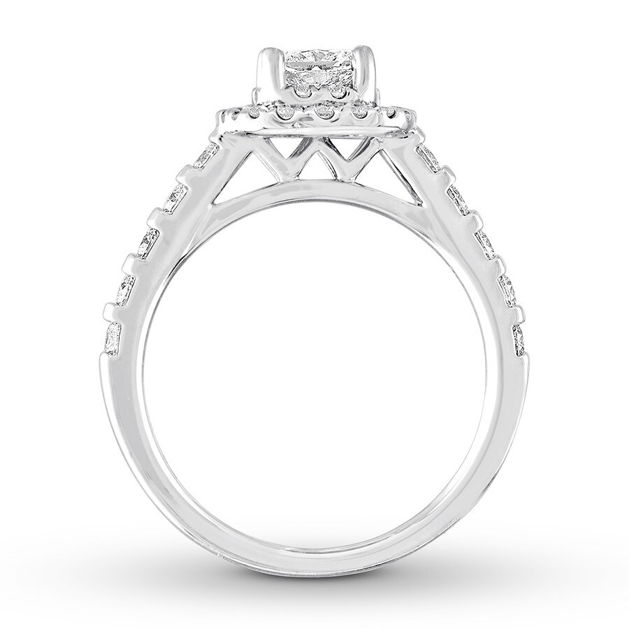 Previously Owned THE LEO Diamond Engagement Ring 1 ct tw Princess